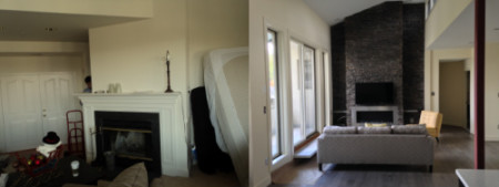 Ellicott Fireplace Before-After