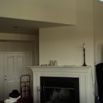 fireplace remodel (before)